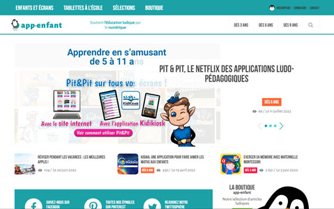 Article Pit&Pit sur app-enfant.fr